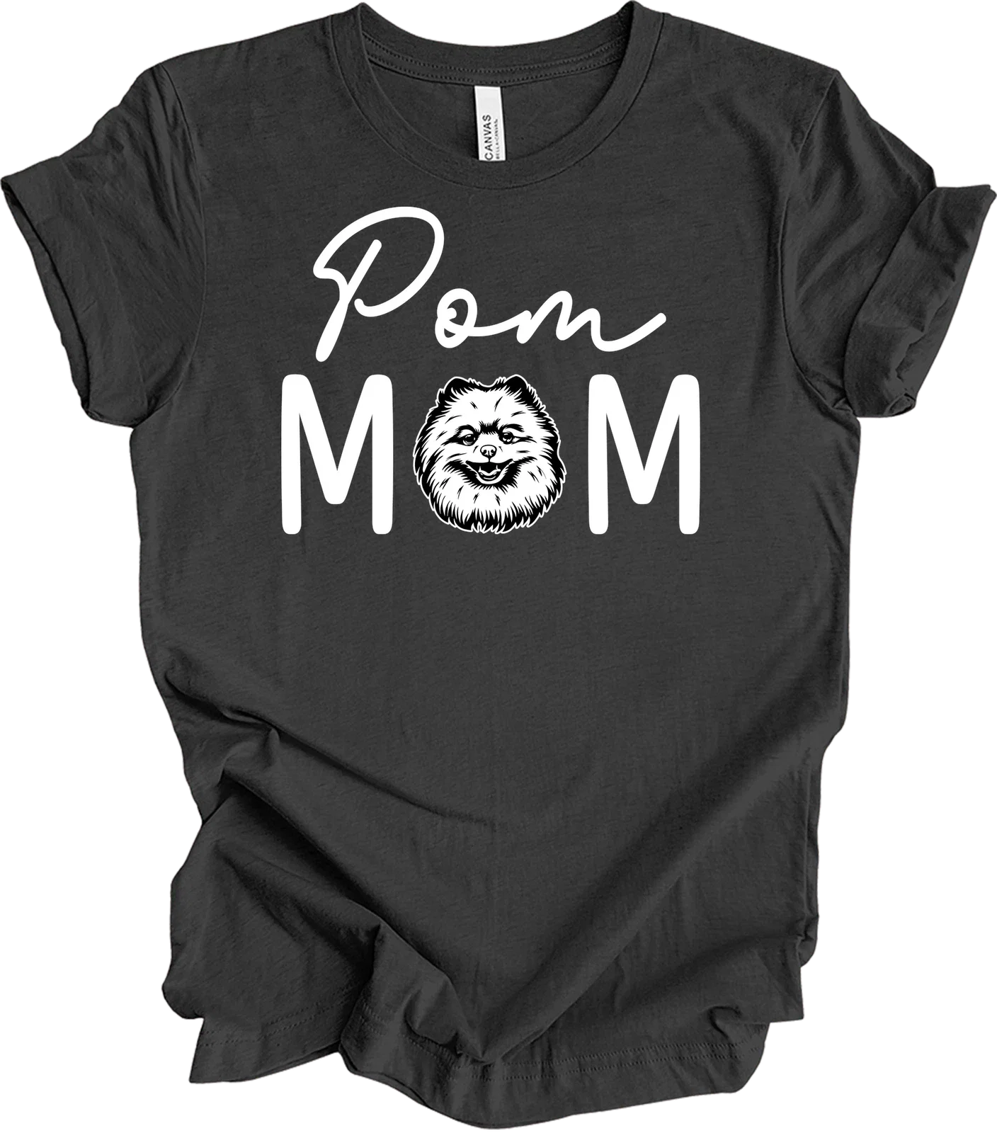 Pom Mom Dog Fur Mama Pomeranian Cute Puppy Gift for - Adult & Kids T-Shirts, Sweatshirts & Hoodies apparel design preview 1