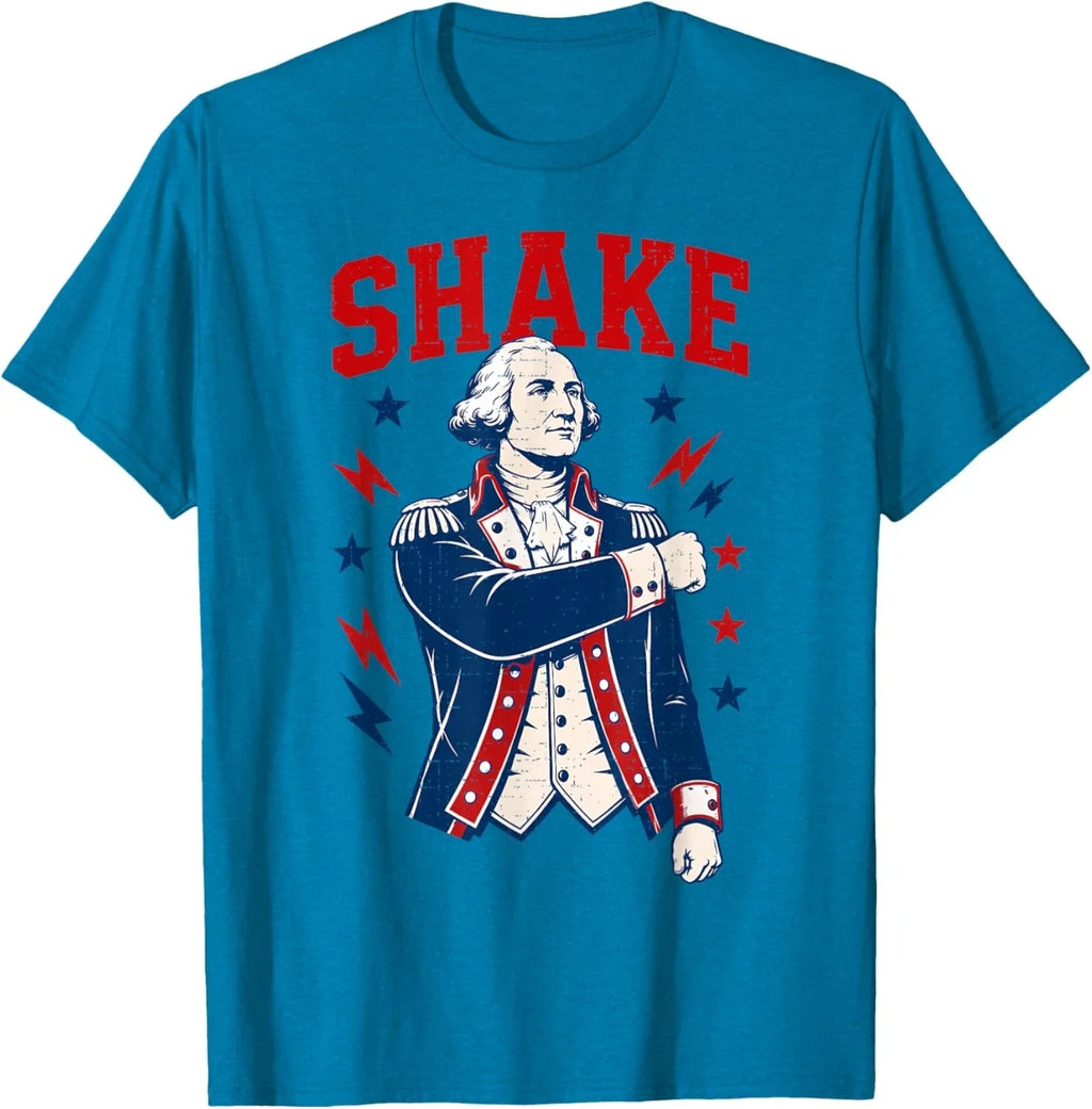Funny Shake and Bake 4th of July Couple Matching - Adult & Kids T-Shirts, Sweatshirts & Hoodies apparel design preview 1