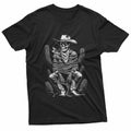 Skeleton Cowboy Cactus Desert Alt Goth Western Gothic - Adult & Kids T-Shirts, Sweatshirts & Hoodies apparel design preview 1