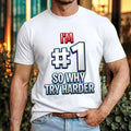 I'm #1 So Why Try Harder Funny Lazy Humor Sarcastic - Adult & Kids T-Shirts, Sweatshirts & Hoodies apparel design preview 1