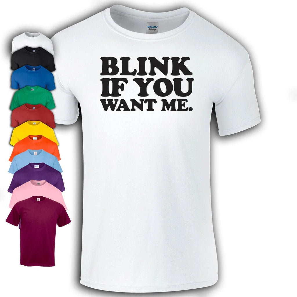 Blink If You Want Me Eastbound and Down Kenny Powers - Adult & Kids T-Shirts, Sweatshirts & Hoodies apparel design preview 1