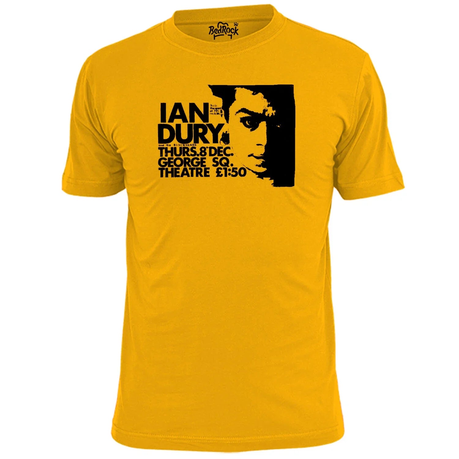 Mens Ian Dury George Square Theatre Gig Poster Punk - Adult & Kids T-Shirts, Sweatshirts & Hoodies apparel design preview 1