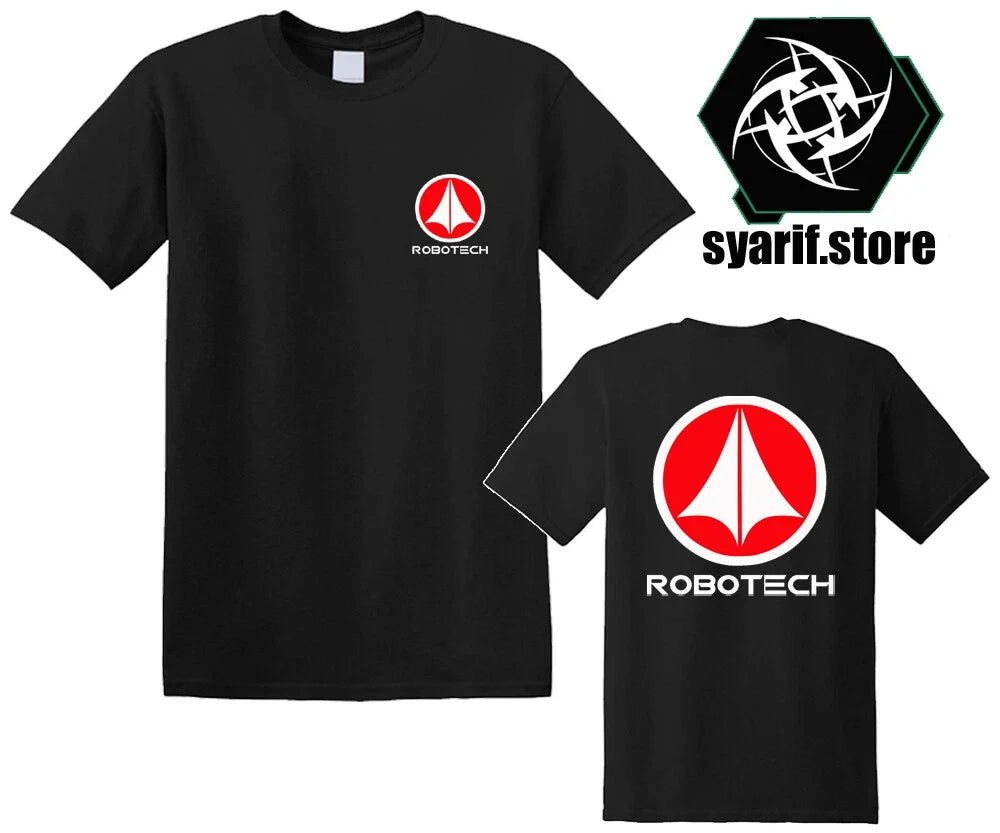 Robotech Anime Cartoon Men's Black Size S to 5XL - Adult & Kids T-Shirts, Sweatshirts & Hoodies apparel design preview 1