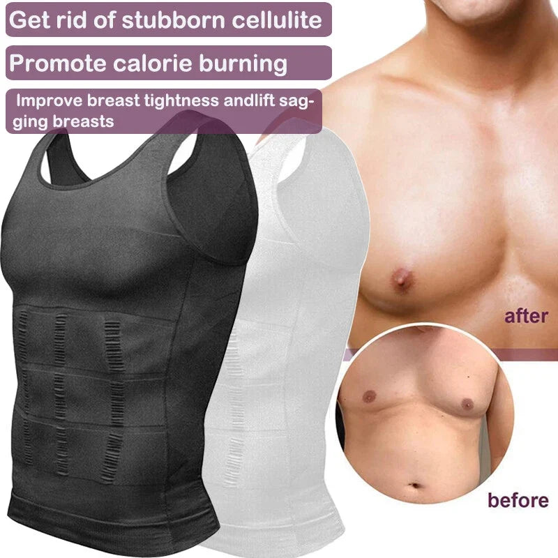 Men's Slimming Vest Abs Abdomen Compression Workout - Adult & Kids T-Shirts, Sweatshirts & Hoodies apparel design preview 1
