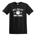 Hill Valley HighT- Back To The Future 80's movie - Adult & Kids T-Shirts, Sweatshirts & Hoodies apparel design preview 1