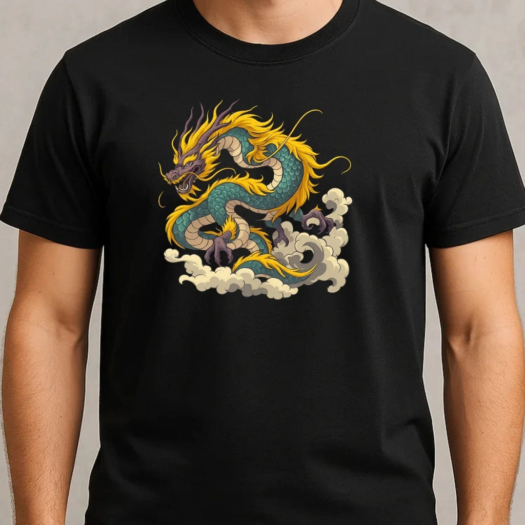 Mens Dragon Motif Cotton Size XS to 5XL - Adult & Kids T-Shirts, Sweatshirts & Hoodies apparel design preview 1