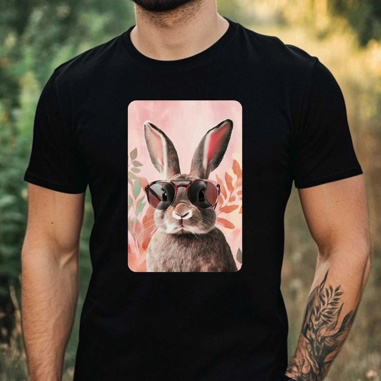 Mens Rabbit Sunglasses Cotton Size XS to 5XL - Adult & Kids T-Shirts, Sweatshirts & Hoodies apparel design preview 1
