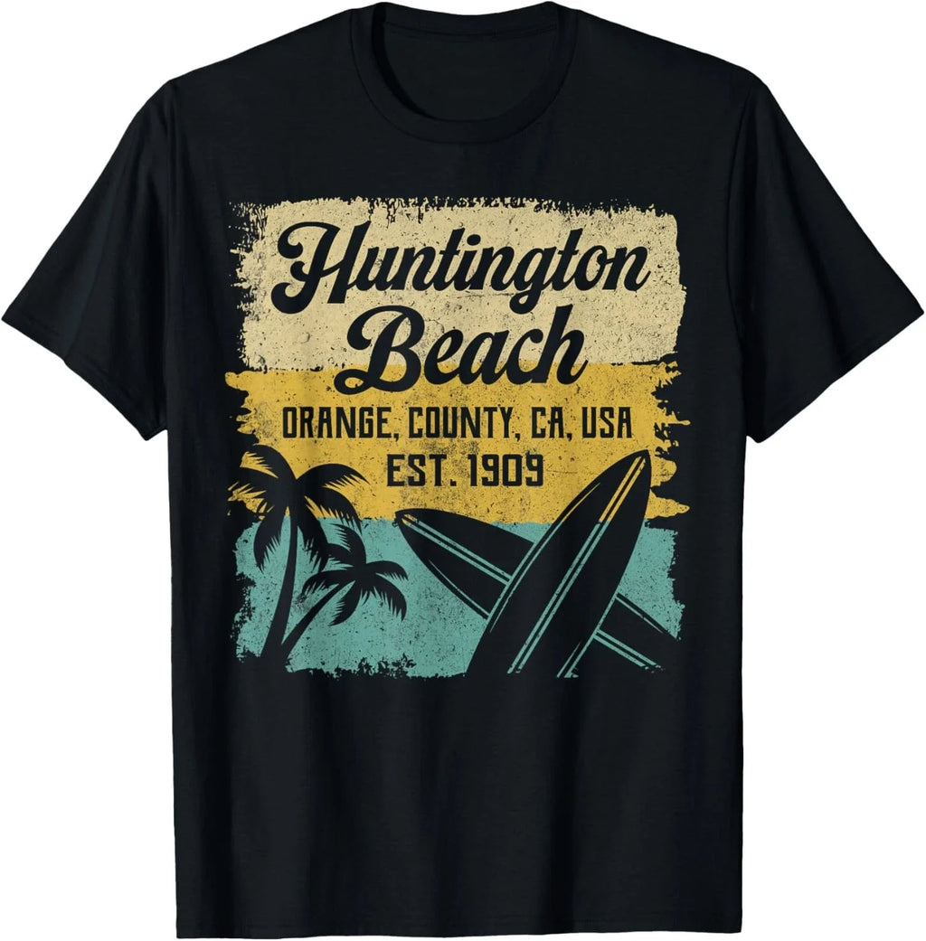 Suffing Huntington Beach Surf City Vintage Novelty - Adult & Kids T-Shirts, Sweatshirts & Hoodies apparel design preview 1