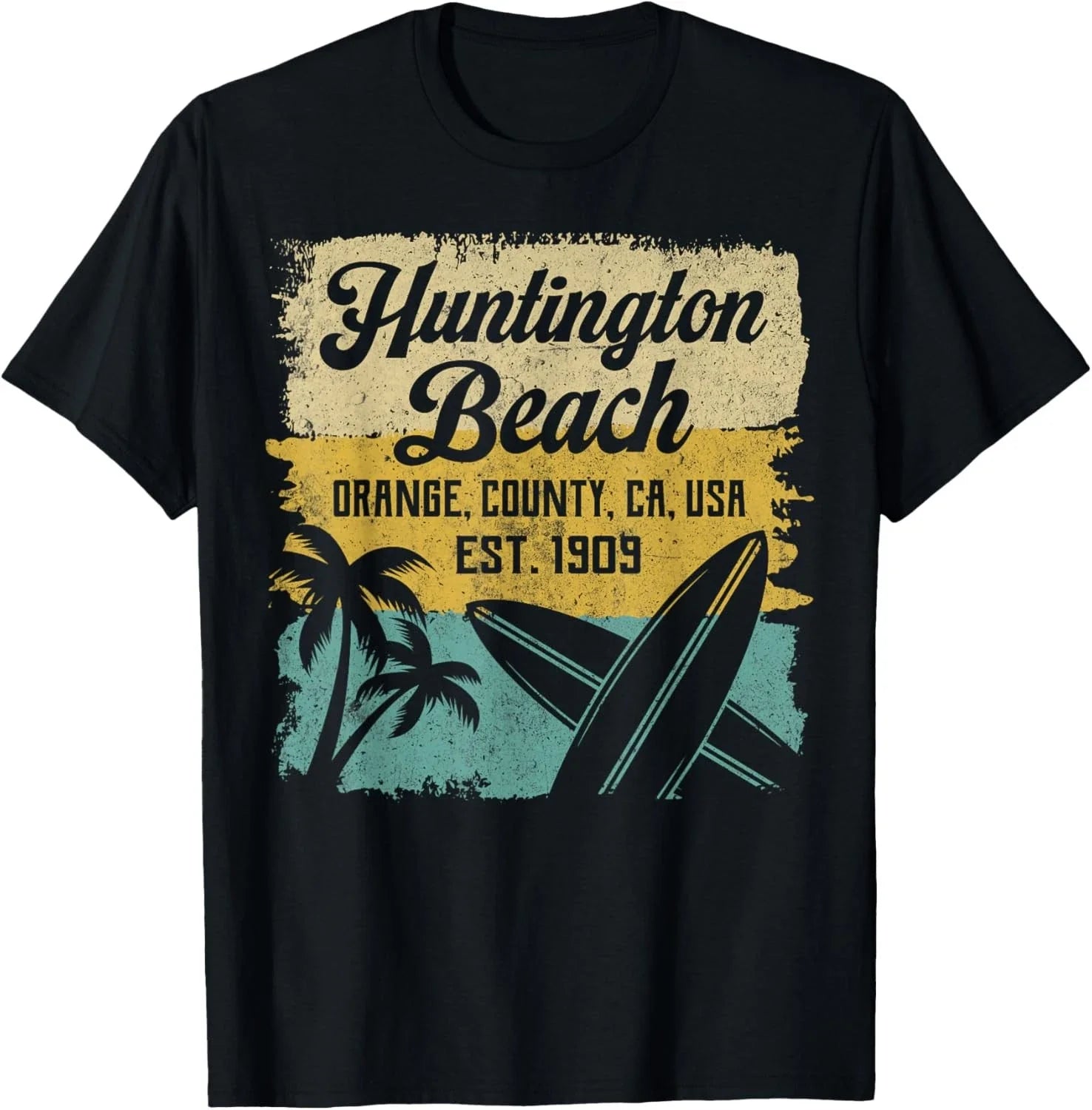 Suffing Huntington Beach Surf City Vintage Novelty - Adult & Kids T-Shirts, Sweatshirts & Hoodies apparel design preview 1