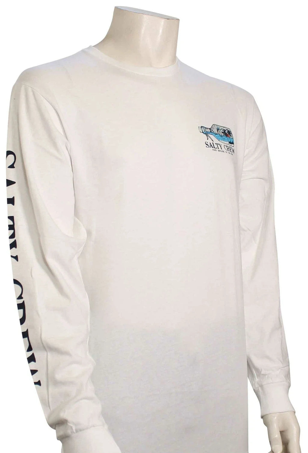 Salty Crew Message Premium LS White New - Adult & Kids T-Shirts, Sweatshirts & Hoodies apparel design preview 1