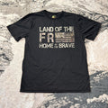 Mossyoak Mens Medium Black Land Of The Free Home - Adult & Kids T-Shirts, Sweatshirts & Hoodies apparel design preview 1