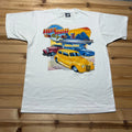 Vintage 90s Hot Rod Cafe Cruise Night 91 Classic Car - Adult & Kids T-Shirts, Sweatshirts & Hoodies apparel design preview 1