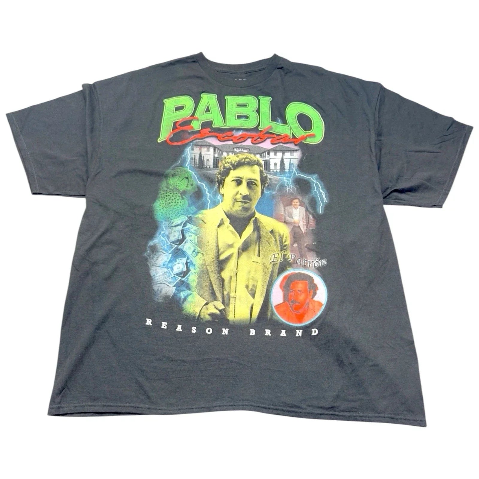 Reason Pablo Escobar El Patron Graphic Mens XXXL - Adult & Kids T-Shirts, Sweatshirts & Hoodies apparel design preview 1