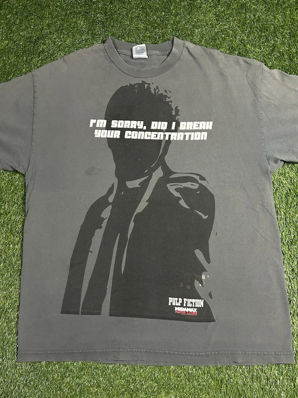 Vintage Pulp Fiction Concentration Movie Promo 2005 - Adult & Kids T-Shirts, Sweatshirts & Hoodies apparel design preview 1