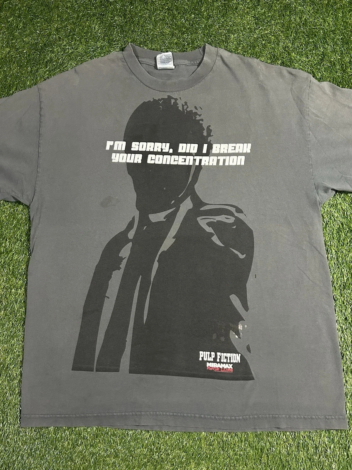 Vintage Pulp Fiction Concentration Movie Promo 2005 - Adult & Kids T-Shirts, Sweatshirts & Hoodies apparel design preview 1