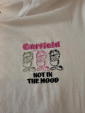 Garfield Not In The Mood Funny Cartoon Lazy Cat white - Adult & Kids T-Shirts, Sweatshirts & Hoodies apparel design preview 1