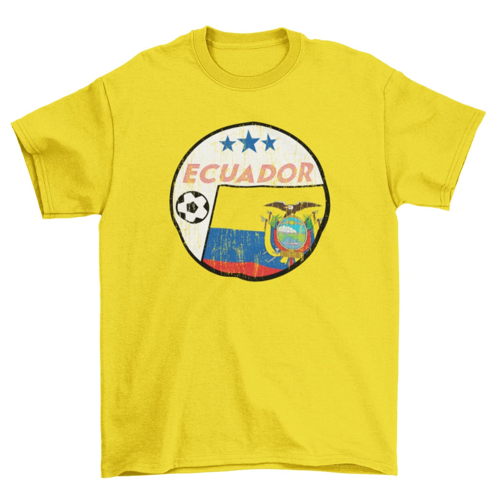 ECUADOR Football 2026 Retro Circle, Adults Kids Or - Adult & Kids T-Shirts, Sweatshirts & Hoodies apparel design preview 1