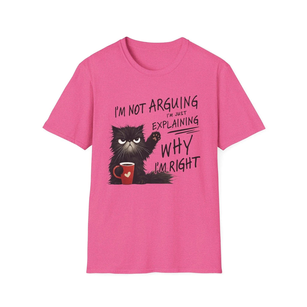 Grumpy Cat with Coffee I'm Not Arguing Explaining Why - Adult & Kids T-Shirts, Sweatshirts & Hoodies apparel design preview 1