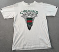 Crooks Castles Men Medium White Medusa Big Face - Adult & Kids T-Shirts, Sweatshirts & Hoodies apparel design preview 1