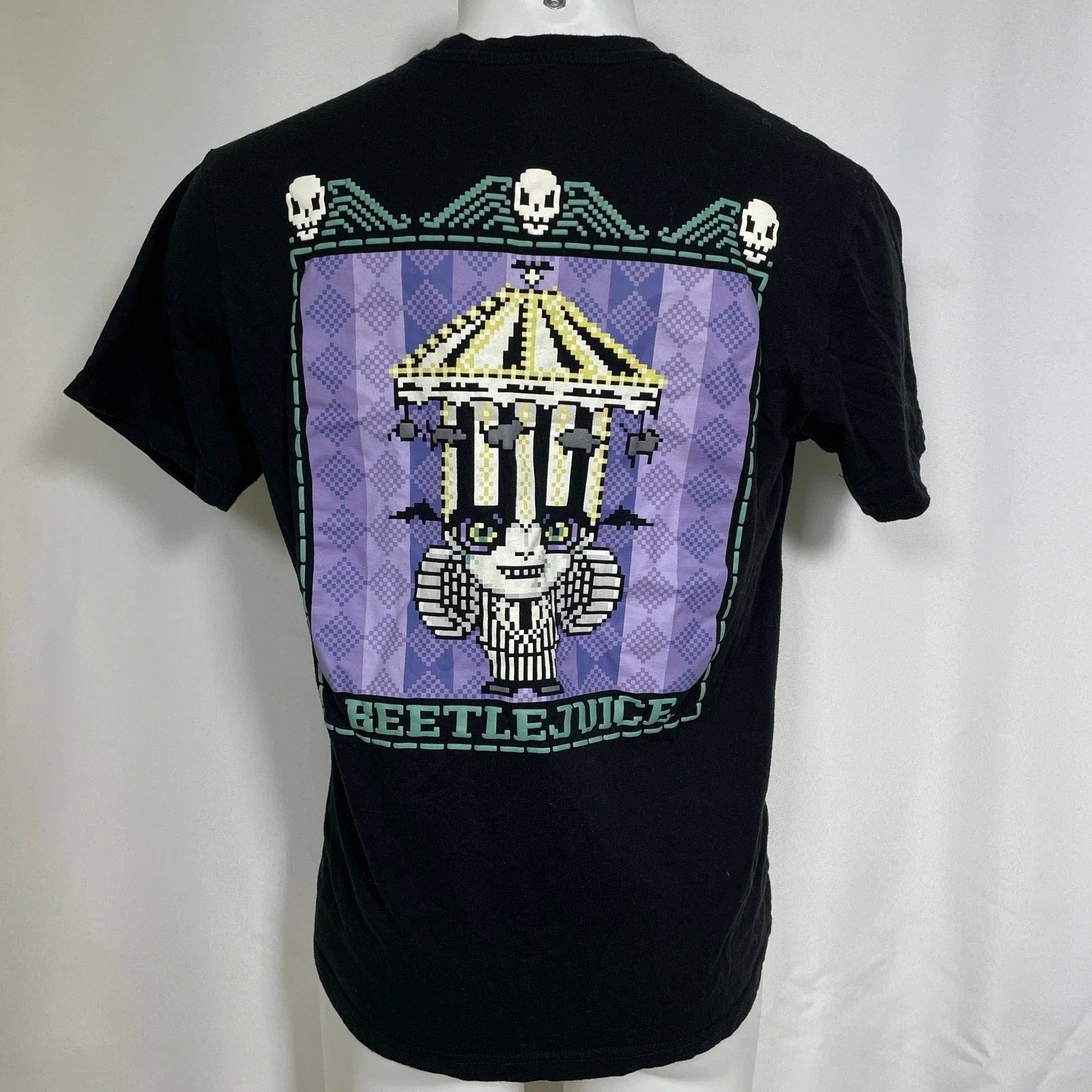 Beetlejuice Ghost With The Most Pixel Art BoxLunch - Adult & Kids T-Shirts, Sweatshirts & Hoodies apparel design preview 1