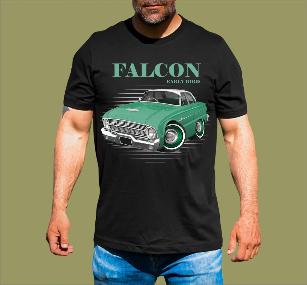 EARLY BIRD FALCON - Adult & Kids T-Shirts, Sweatshirts & Hoodies apparel design preview 1