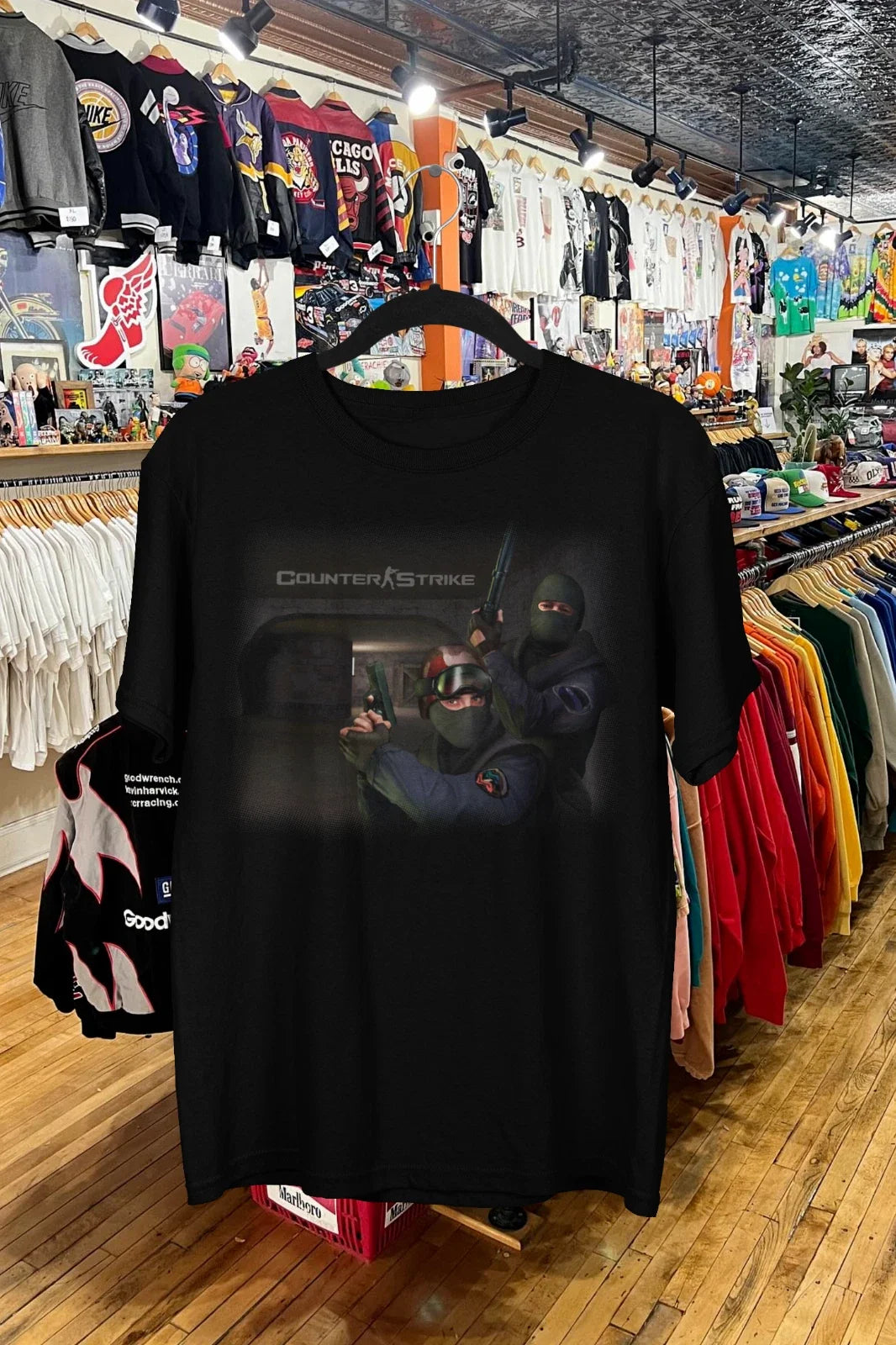 Vintage Counter-Strike 1.5 Bootleg CS 1.6 CSGO Retro - Adult & Kids T-Shirts, Sweatshirts & Hoodies apparel design preview 1