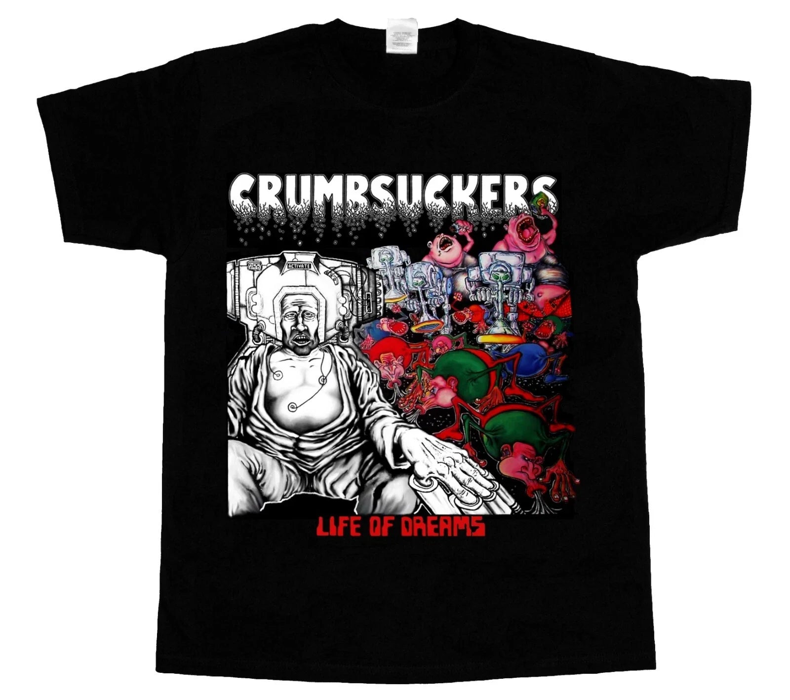 CRUMBSUCKERS LIFE OF DREAMS CROSSOVER PRO-PAIN GANG - Adult & Kids T-Shirts, Sweatshirts & Hoodies apparel design preview 1