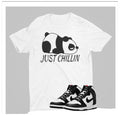 To match Low High top Panda Dunk Just Chillin Lazy - Adult & Kids T-Shirts, Sweatshirts & Hoodies apparel design preview 1