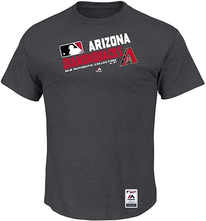 Majestic Men's Arizona Diamondbacks Short Sleeve Crew - Adult & Kids T-Shirts, Sweatshirts & Hoodies apparel design preview 1