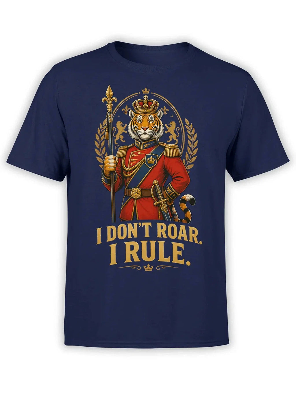 Regal Ruler Tiger Unisex - Adult & Kids T-Shirts, Sweatshirts & Hoodies apparel design preview 1