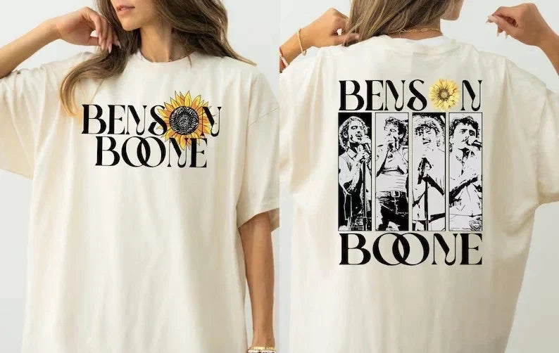 Benson Boone Vintage Merch Concert Tour Album 2025 - Adult & Kids T-Shirts, Sweatshirts & Hoodies apparel design preview 1