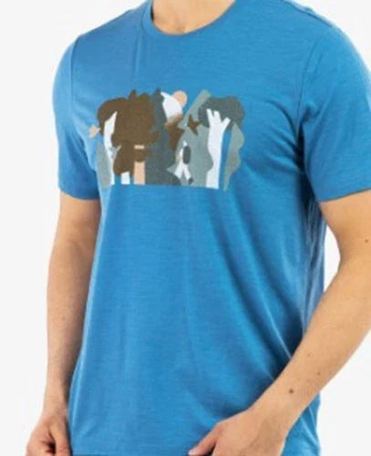 Icebreaker Tech Lite II Short Sleeve Forest Wall - Adult & Kids T-Shirts, Sweatshirts & Hoodies apparel design preview 1