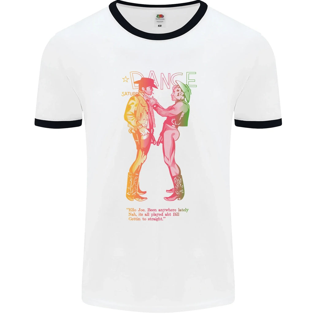 As Worn By Sid Vicious Naked Cowboys LGBT Mens Ringer - Adult & Kids T-Shirts, Sweatshirts & Hoodies apparel design preview 1