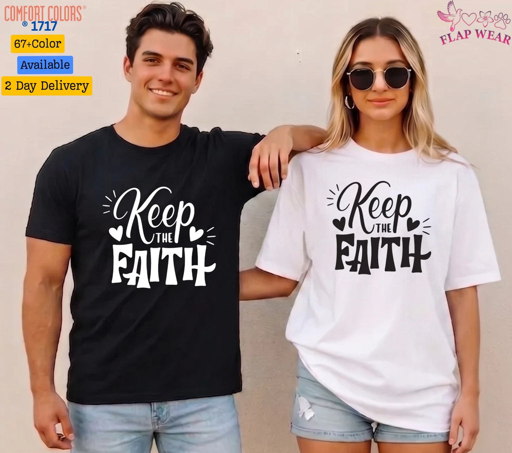 Unisex Keep The Faith Men ,Women Gift ReligionTop - Adult & Kids T-Shirts, Sweatshirts & Hoodies apparel design preview 1