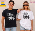 Unisex Keep The Faith Men ,Women Gift ReligionTop - Adult & Kids T-Shirts, Sweatshirts & Hoodies apparel design preview 1