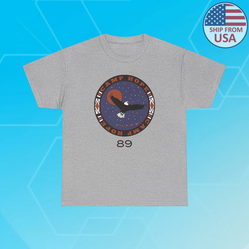 Camp Hope 89 Movie Grey Size S-5XL - Adult & Kids T-Shirts, Sweatshirts & Hoodies apparel design preview 1