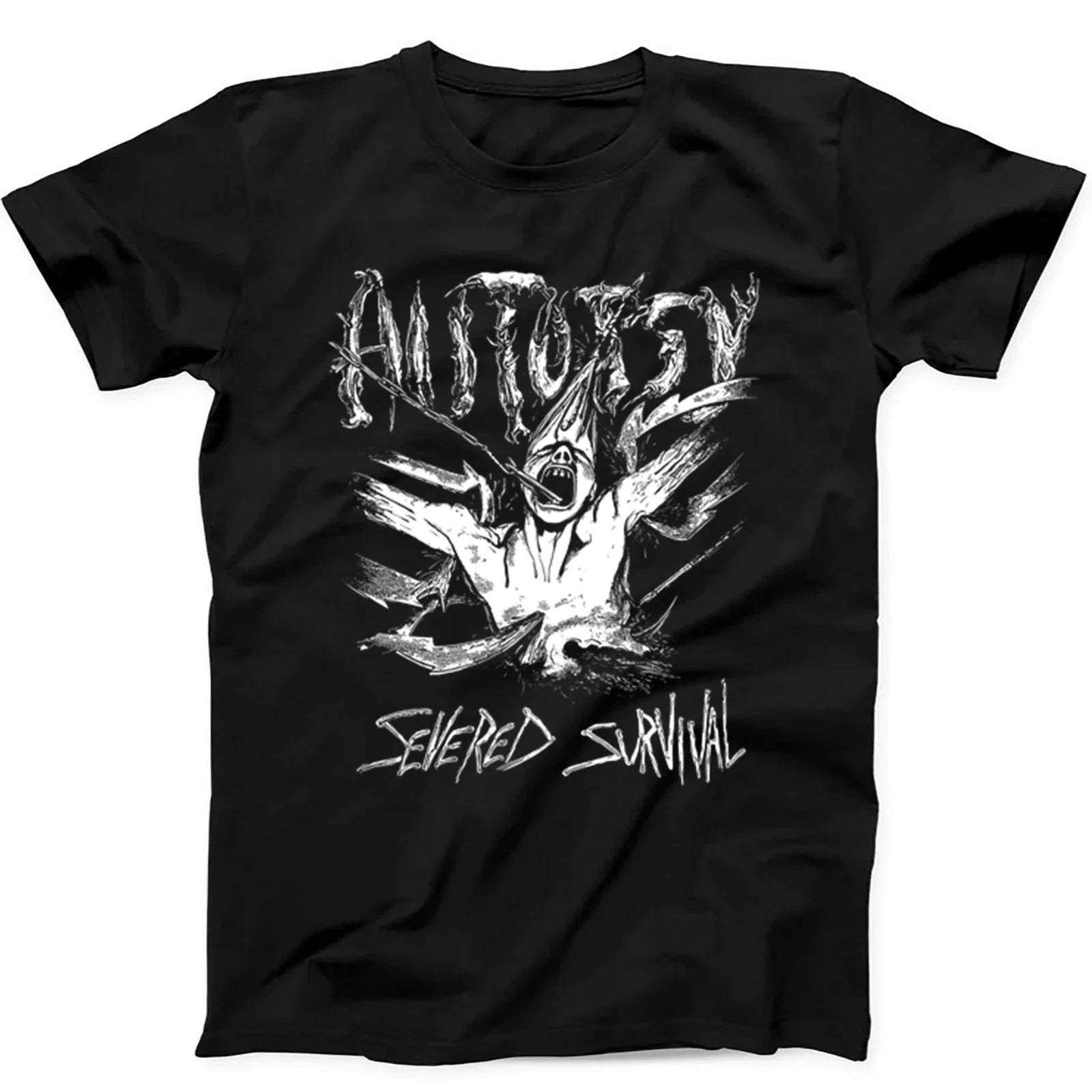 Autopsy Severed Survival Death Punk Rock 563 - Adult & Kids T-Shirts, Sweatshirts & Hoodies apparel design preview 1