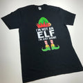 "I am not an Elf I'm Just Short" Christmas Funny - Adult & Kids T-Shirts, Sweatshirts & Hoodies apparel design preview 1