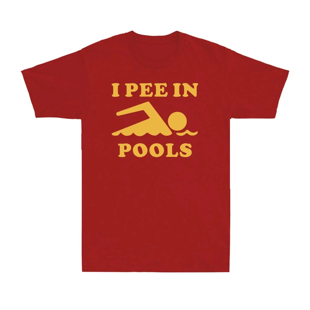 I Pee In Pools Funny Sarcastic Summer Swimmer Novelty - Adult & Kids T-Shirts, Sweatshirts & Hoodies apparel design preview 1