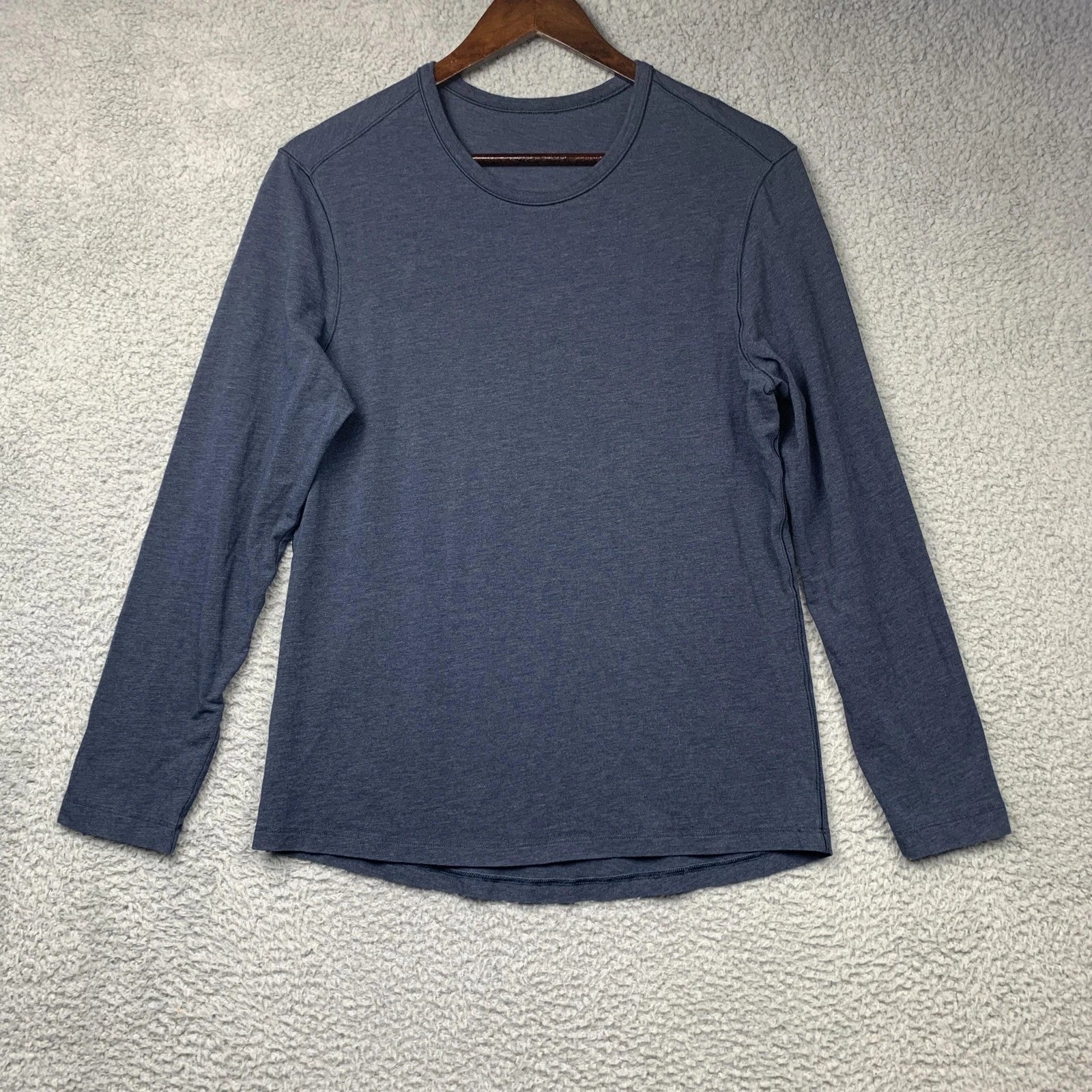 Lululemon Mens Large Blue Crew Neck Soft Stretch - Adult & Kids T-Shirts, Sweatshirts & Hoodies apparel design preview 1