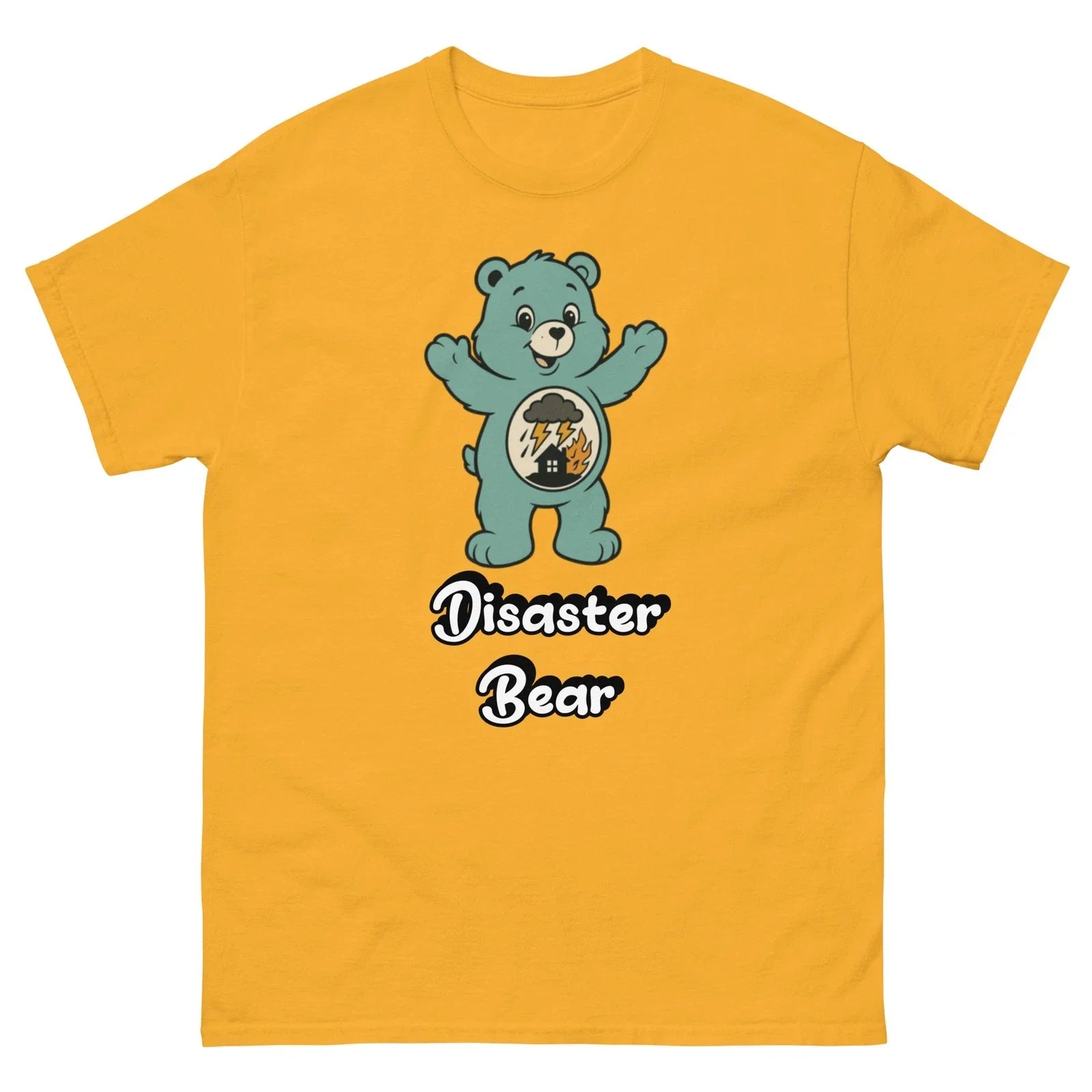 Unisex Disaster Bear Funny Care Inspired - Adult & Kids T-Shirts, Sweatshirts & Hoodies apparel design preview 1