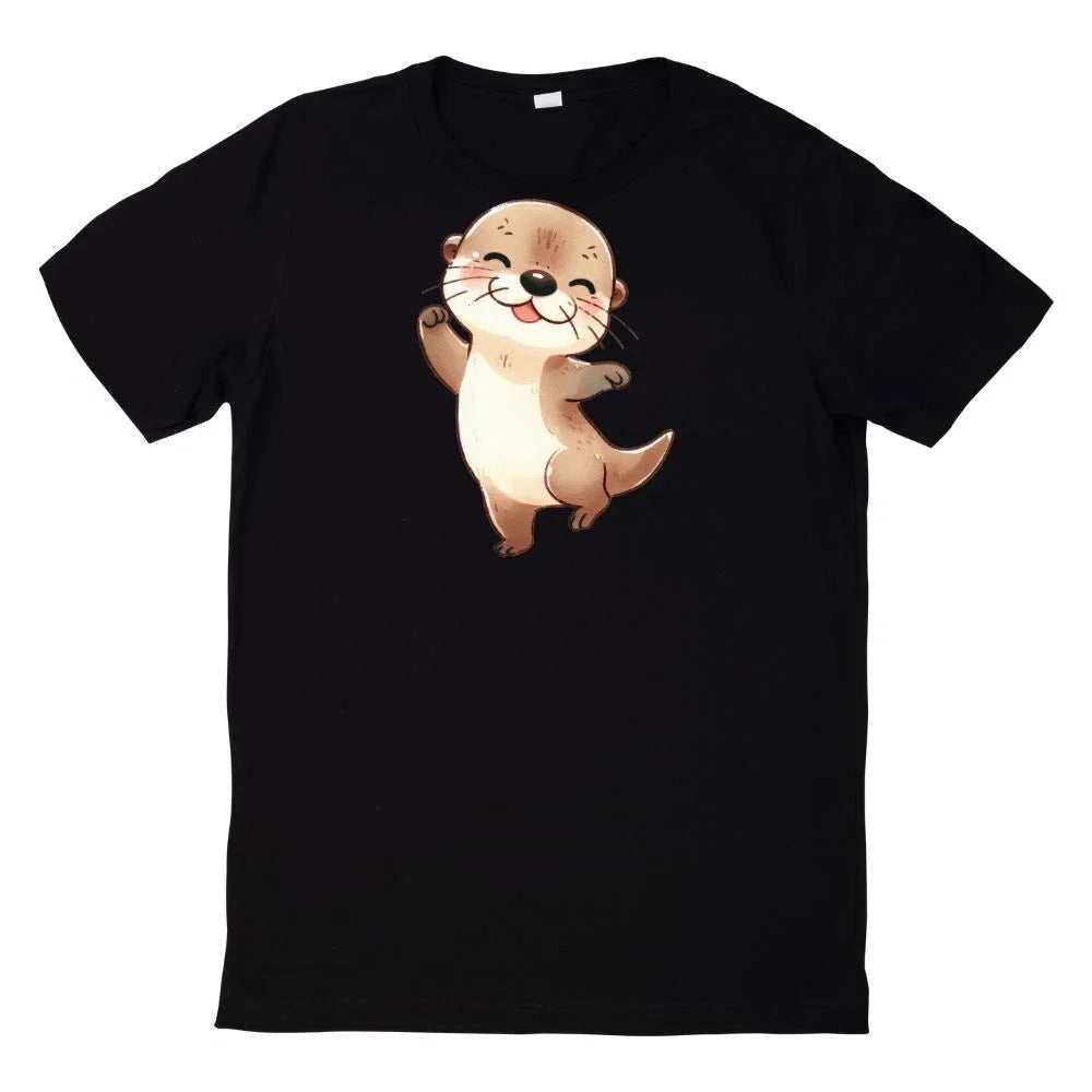 Cute Kawaii Otter Print - Adult & Kids T-Shirts, Sweatshirts & Hoodies apparel design preview 1