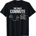 The Daily Commute Funny Woodworker Carpenter Humor - Adult & Kids T-Shirts, Sweatshirts & Hoodies apparel design preview 1