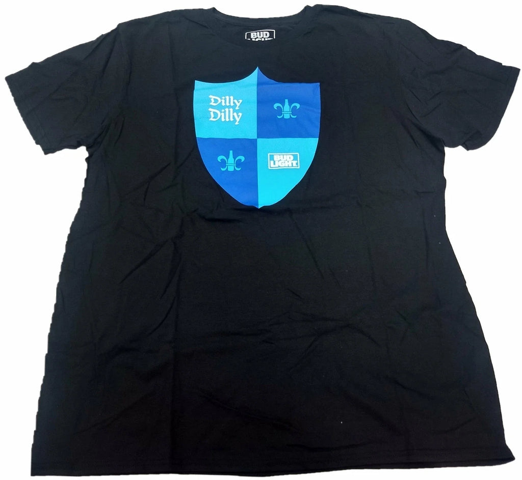 Dilly Bud Light Budweiser Beer Lager Mens (Black) - Adult & Kids T-Shirts, Sweatshirts & Hoodies apparel design preview 1