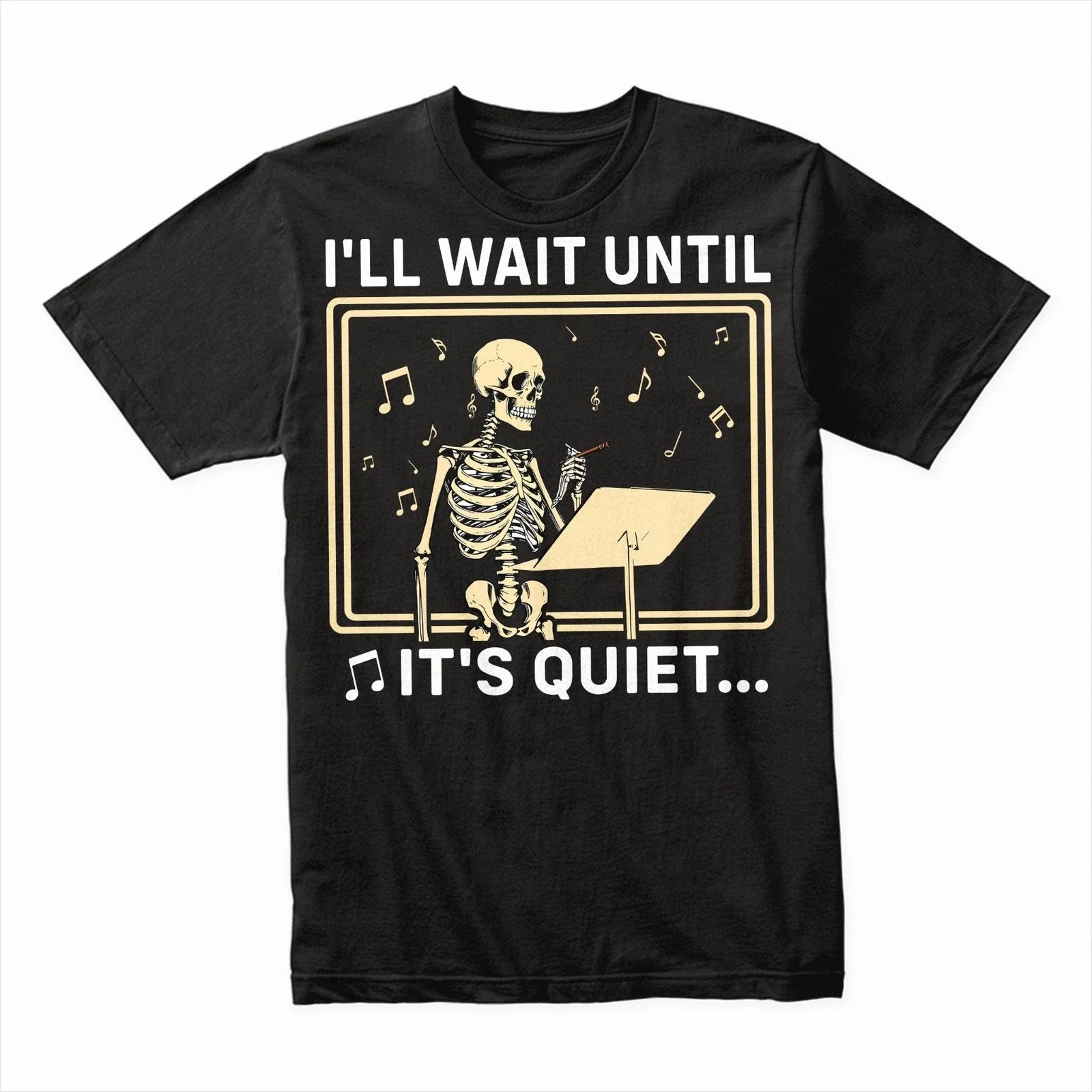 I'll Wait Until It's Quiet Funny Introvert Humor - Adult & Kids T-Shirts, Sweatshirts & Hoodies apparel design preview 1