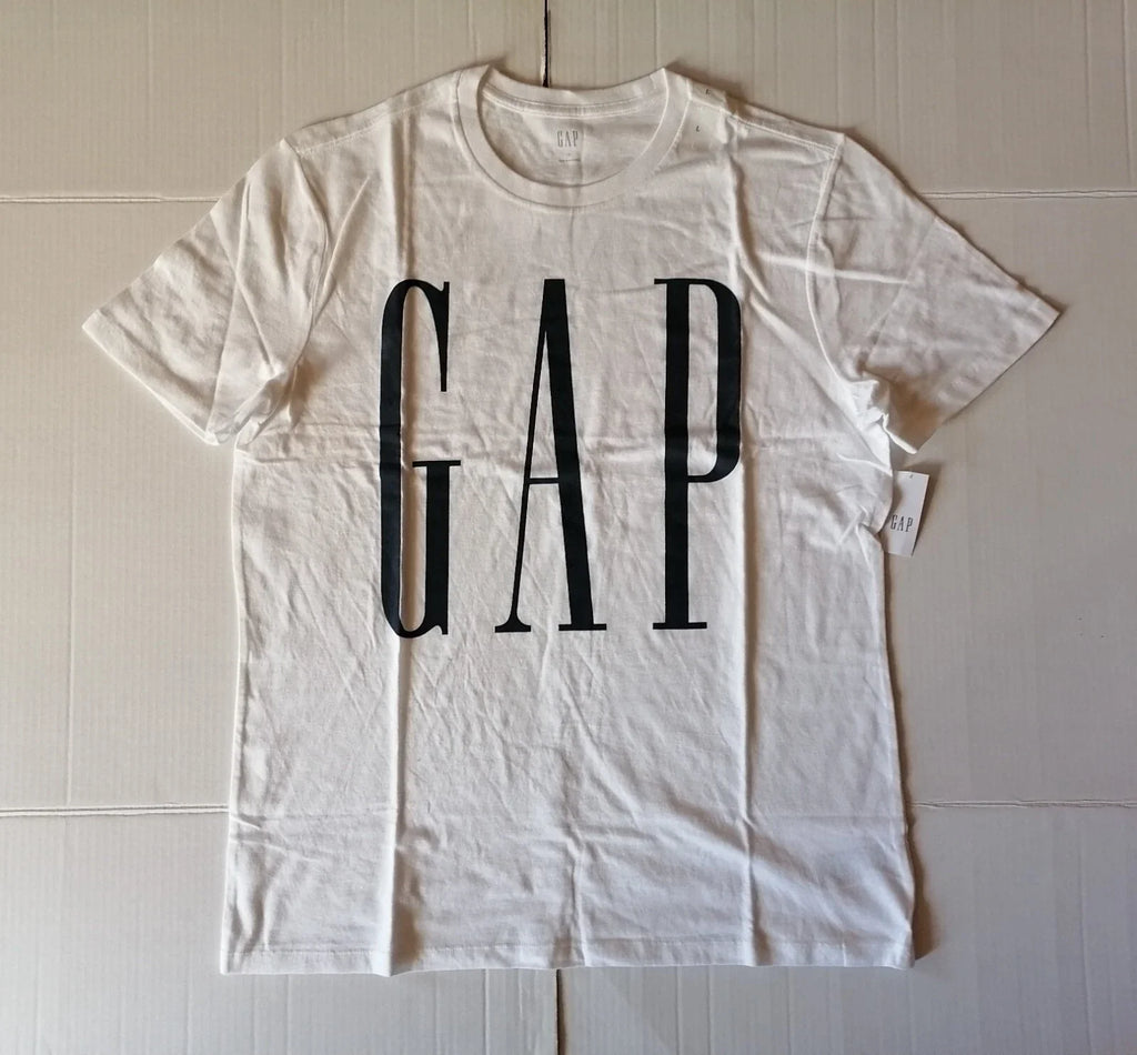 NWT GAP MEN'S WHITE OVERSIZED LOGO SZ L 499630 - Adult & Kids T-Shirts, Sweatshirts & Hoodies apparel design preview 1