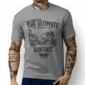 JL Ultimate Illustration For A Yamaha FJR1300 v2 - Adult & Kids T-Shirts, Sweatshirts & Hoodies apparel design preview 1