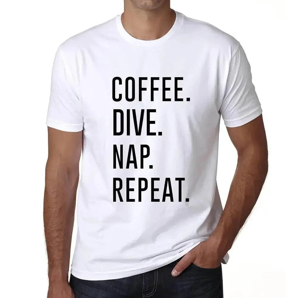 ULTRABASIC men's coffee diving nap rehearsal dive - Adult & Kids T-Shirts, Sweatshirts & Hoodies apparel design preview 1