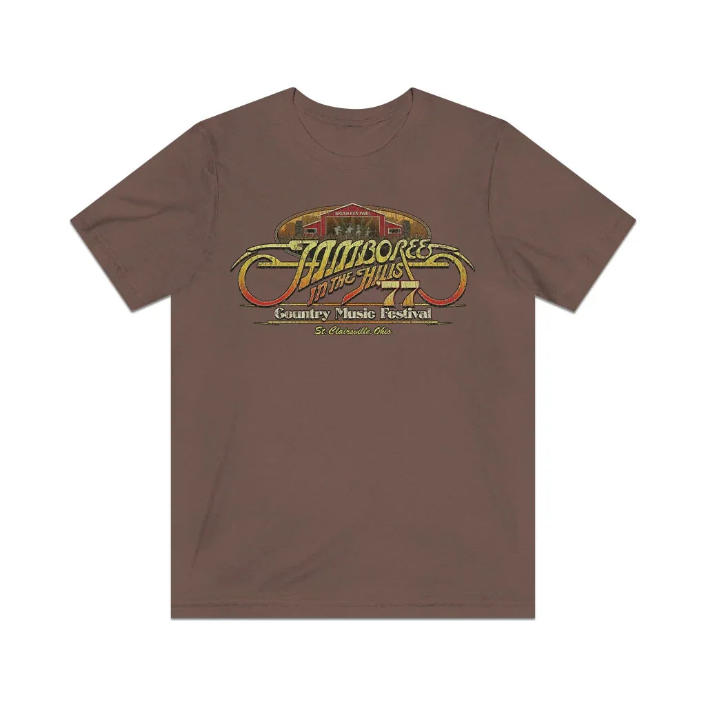Jamboree in the Hills 1977 Vintage Men's - Adult & Kids T-Shirts, Sweatshirts & Hoodies apparel design preview 1