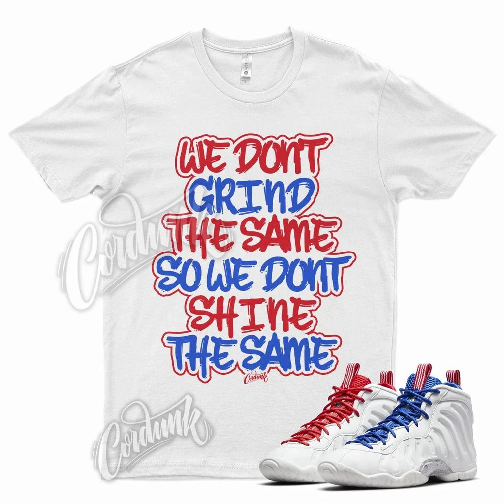 White GRIND for N Little Posite Foamposite Royal Blue - Adult & Kids T-Shirts, Sweatshirts & Hoodies apparel design preview 1